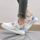 Women's Colorblock Platform Sneakers, Lace Up Lightweight Casual Sporty Skate Shoes, Versatile Comfy Low-top Trainers