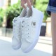 Women's Classic Canvas Flat Shoes, Solid Color Lace Up Low-top Casual Shoes, Women's Comfy Footwear