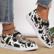 Women's Sunflower Print Canvas Shoes, Lightweight Low Top Lace Up Shoes, Women's Fashion Walking Shoes