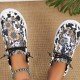 Women's Sunflower Print Canvas Shoes, Lightweight Low Top Lace Up Shoes, Women's Fashion Walking Shoes