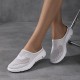 Women's Breathable Mesh Mule Sneakers, Casual Slip On Outdoor Shoes, Lightweight & Comfortable Shoes