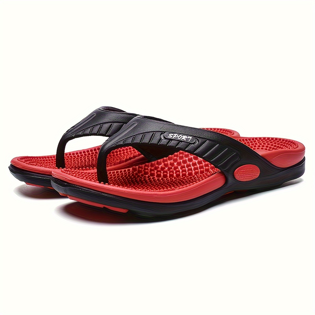 casual unisex flip flops lightweight slip on eva slide shoes indoor outdoor beach slides details 4